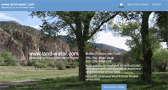 Desktop Screenshot of land-water.com